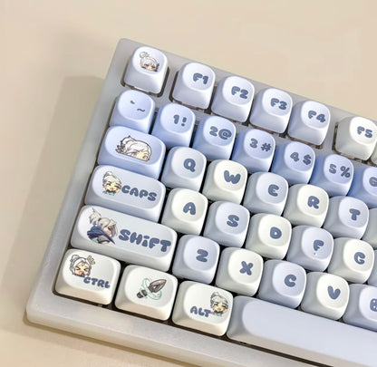 Jett Valorant keycaps PBT MOA