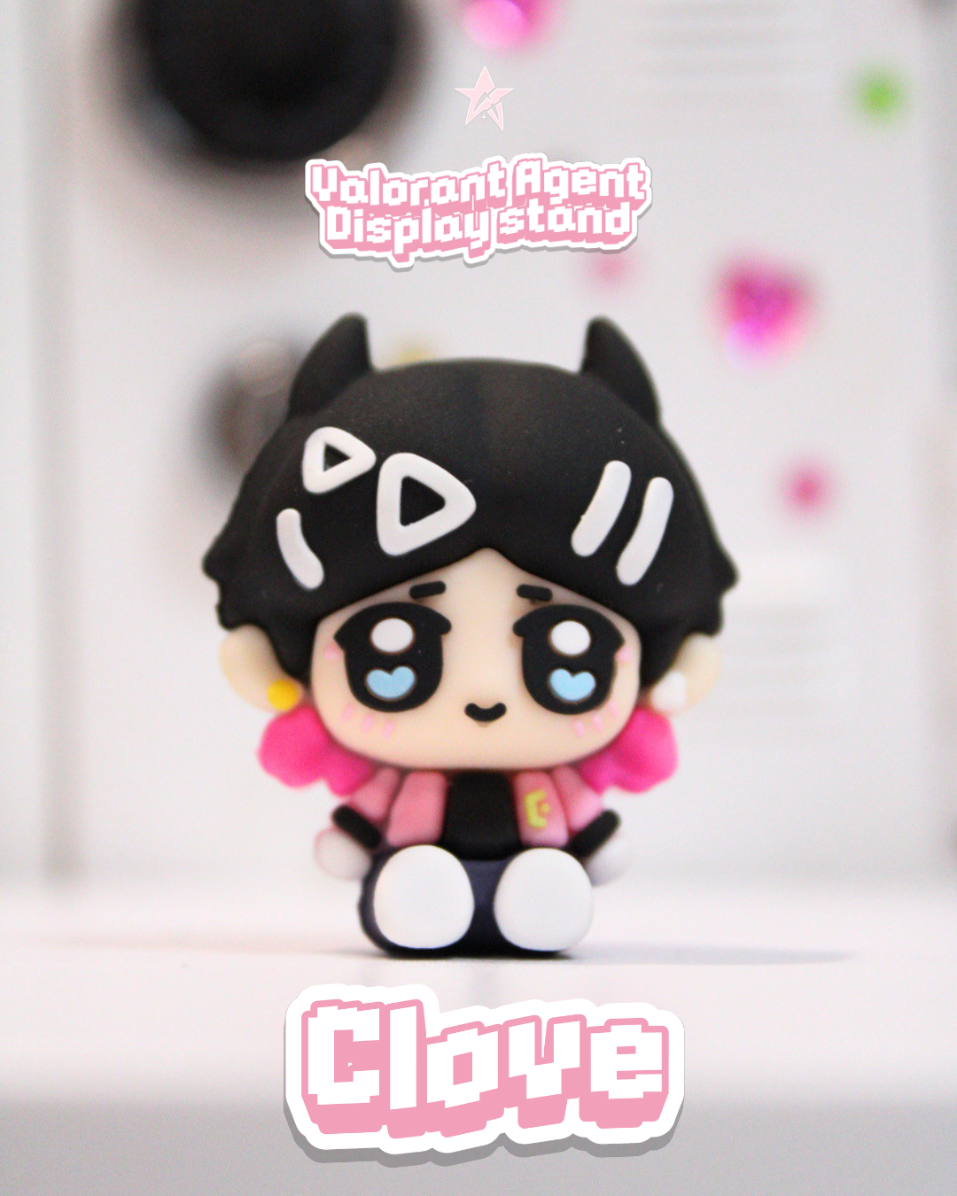 Valorant agent stand mini figurine for desktop 3cm