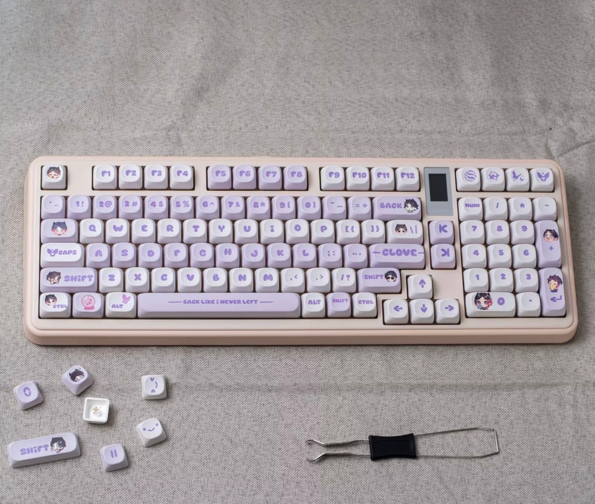 Clove Valorant keycaps PBT MOA