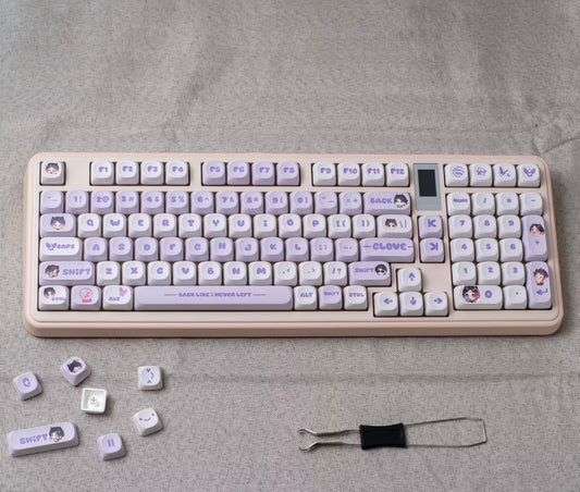 Clove Valorant keycaps PBT MOA