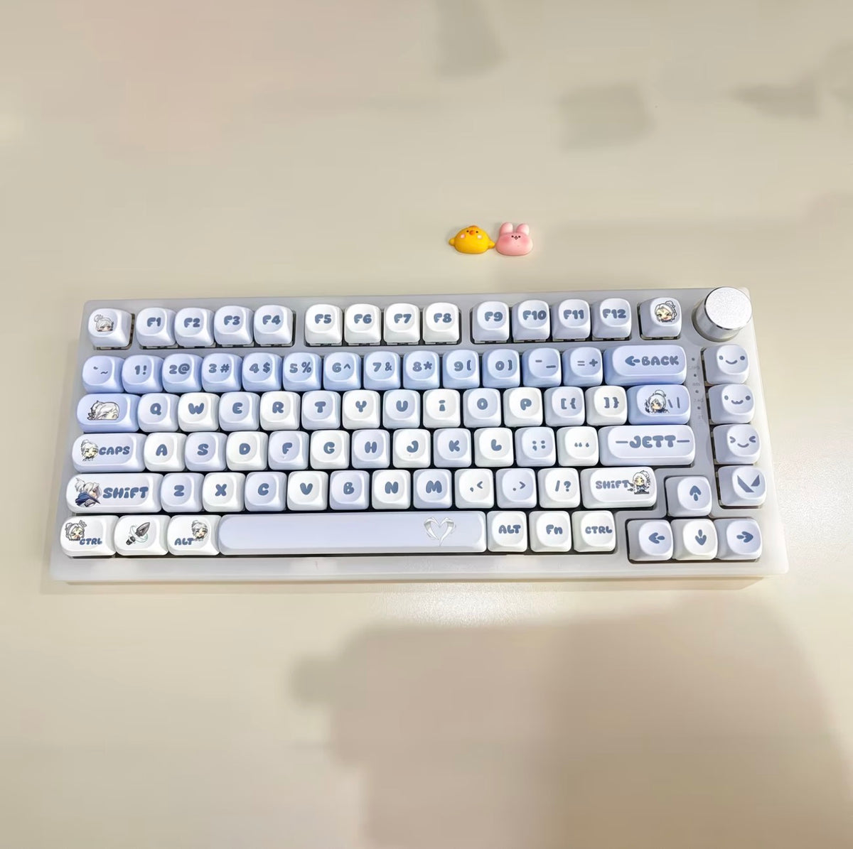 Jett Valorant keycaps PBT MOA