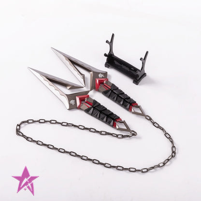 Kuronami no Yaiba Replica - 22cm Metal Valorant Knife Prop (Blunt)