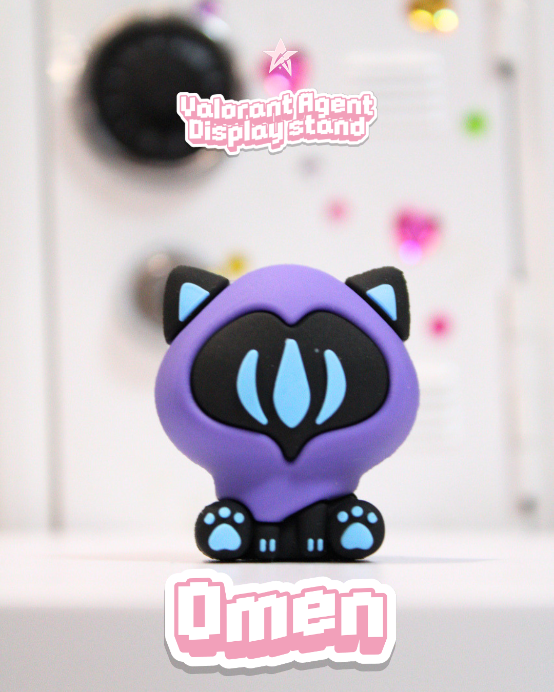 Valorant agent stand mini figurine for desktop 3cm