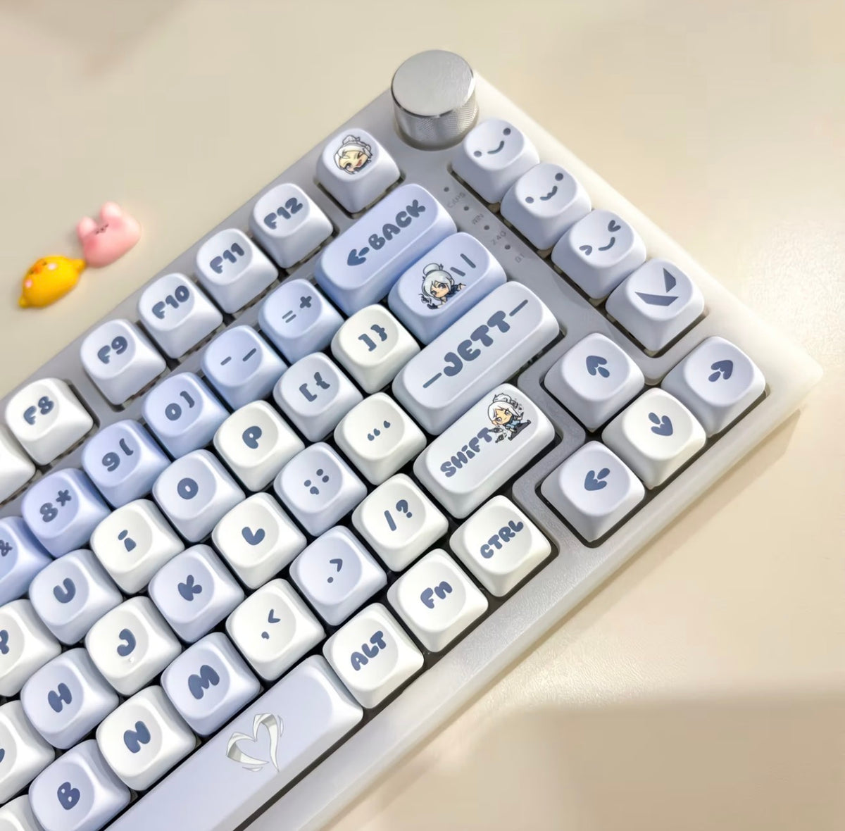 Jett Valorant keycaps PBT MOA
